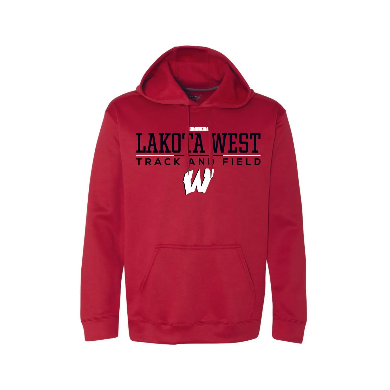 Lakota West Track Tech Hoodie (Red)