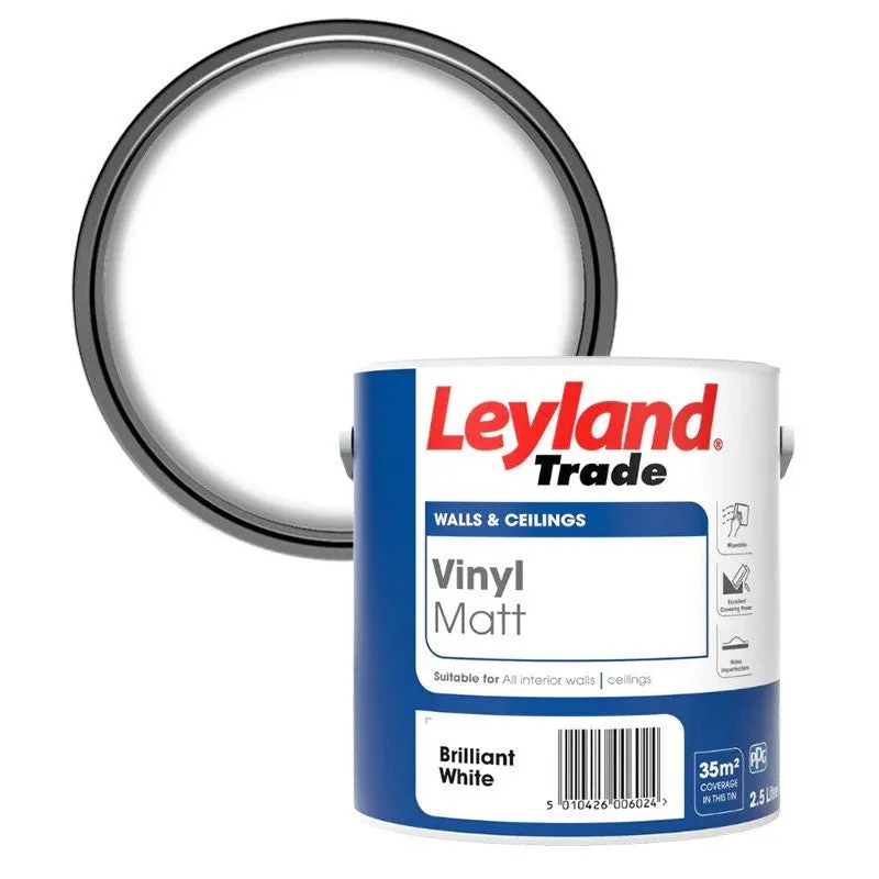 Leyland Trade Vinyl Matt - Ready Mixed Colours