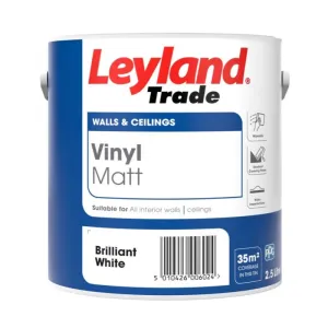 Leyland Trade Vinyl Matt - Ready Mixed Colours