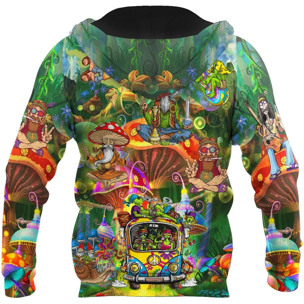 Life Of Hippie Guys 3D Hoodie For Men And Women, Funny Hippie Hoodie