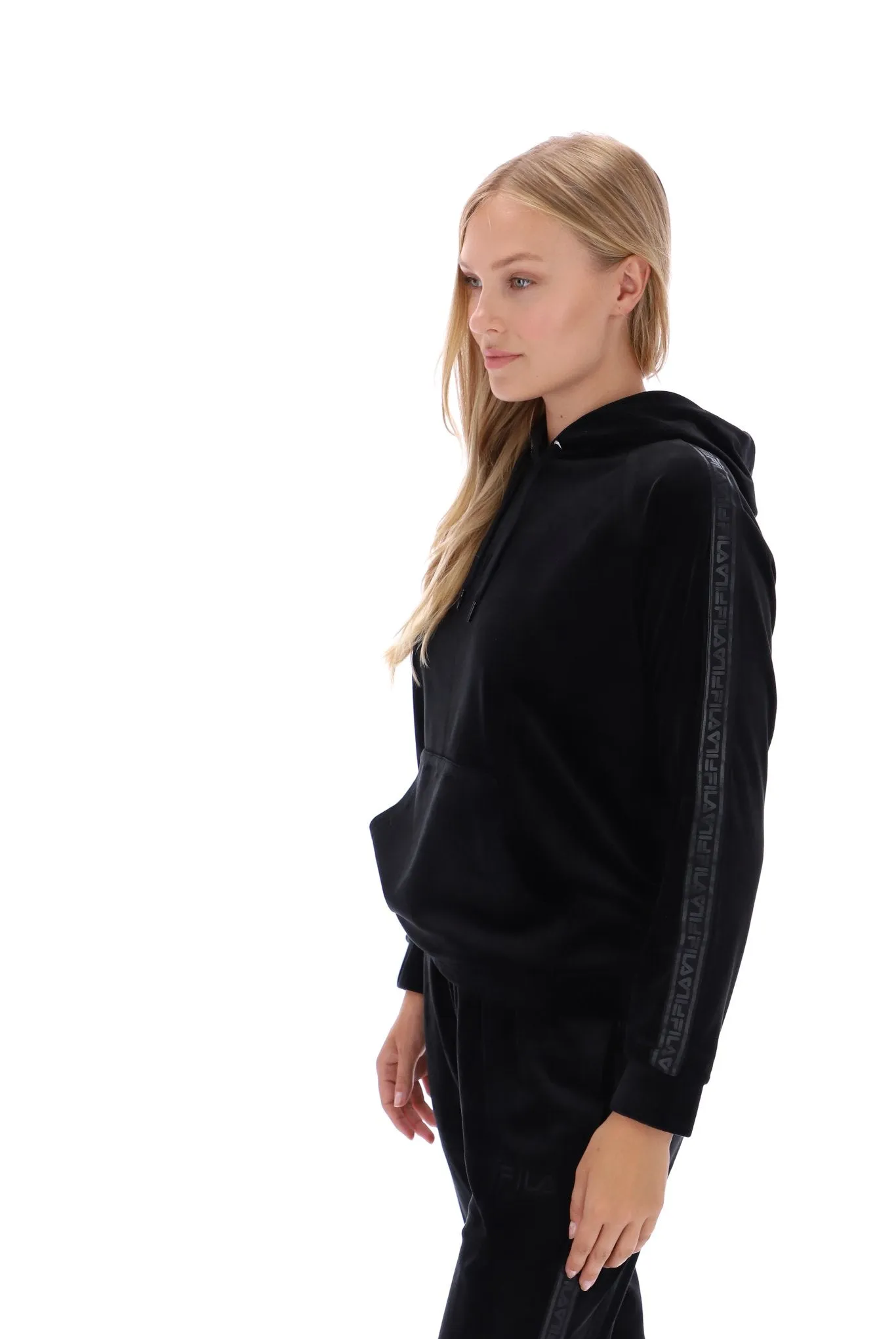 Malia Raglan Velour Hoodie