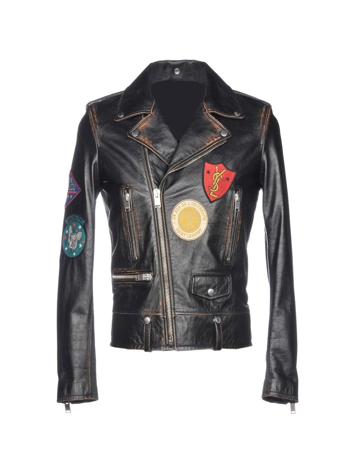 Men's Biker Leather Jacket