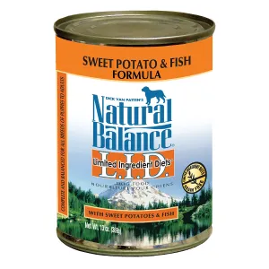 Natural Balance Limited Ingredient Diets Sweet Potatoes & Fish Canned Dog Food 13oz