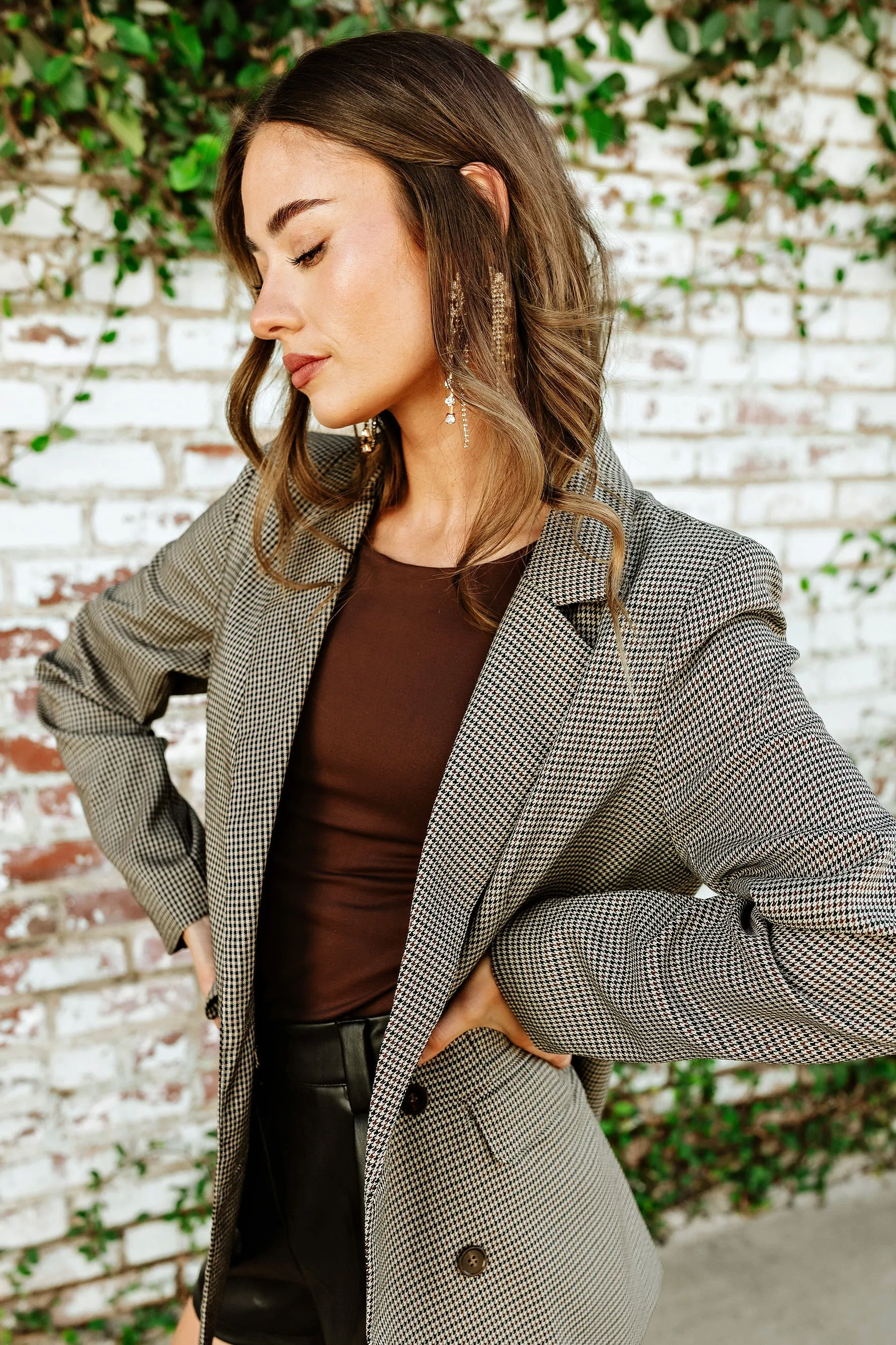 NEW!! Sienna Plaid Blazer