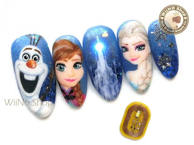 NFC LED Light Nail Art Sticker  - 1 pc