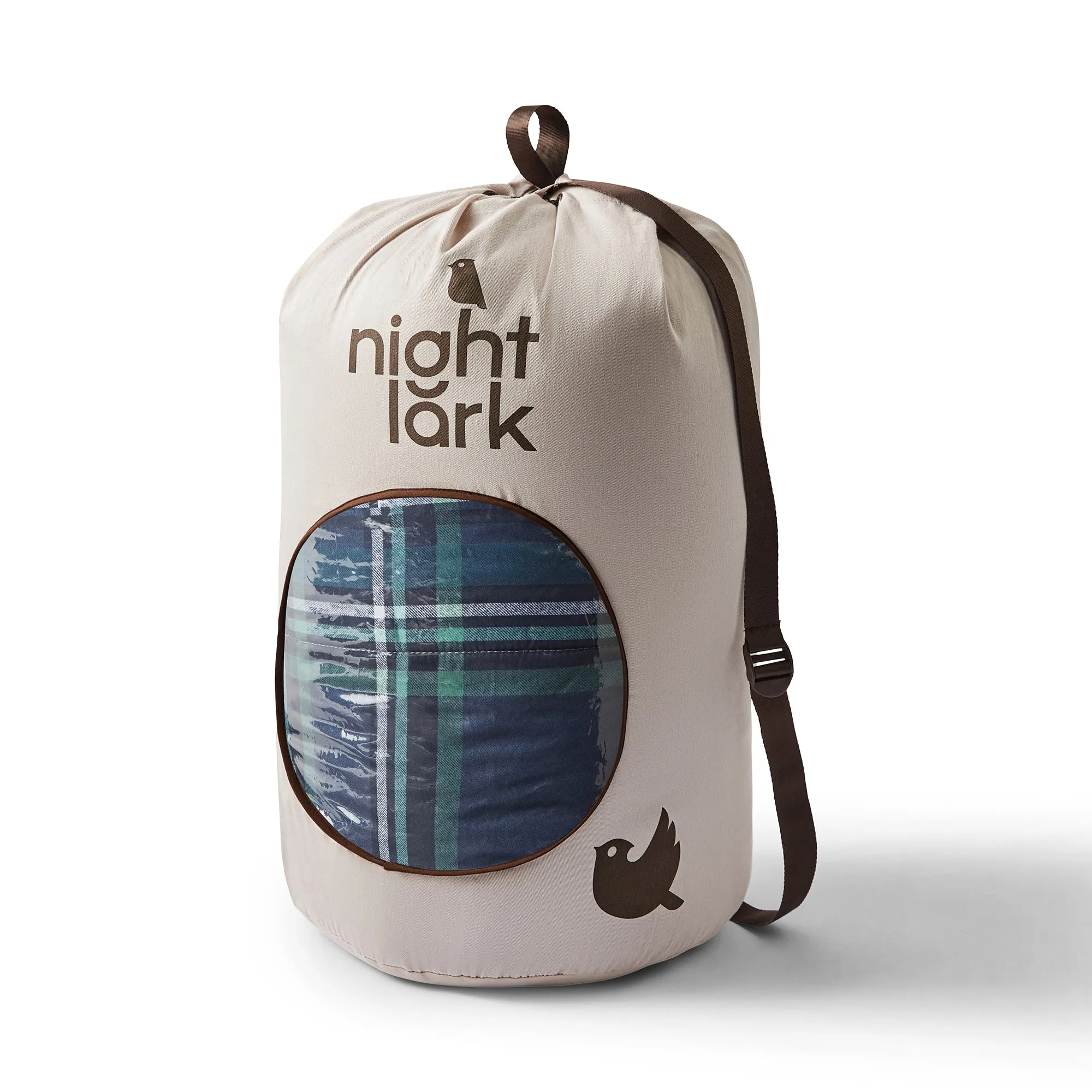 Night Lark®  Cosy Sherpa Throw Classic Tartan Navy