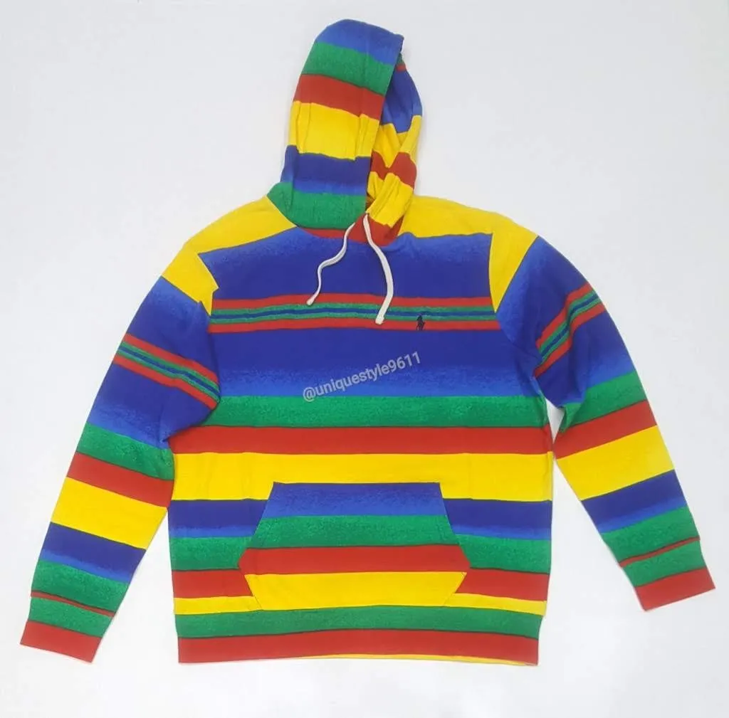 Nwt Polo Ralph Lauren Multi Color Stripe Hoodie