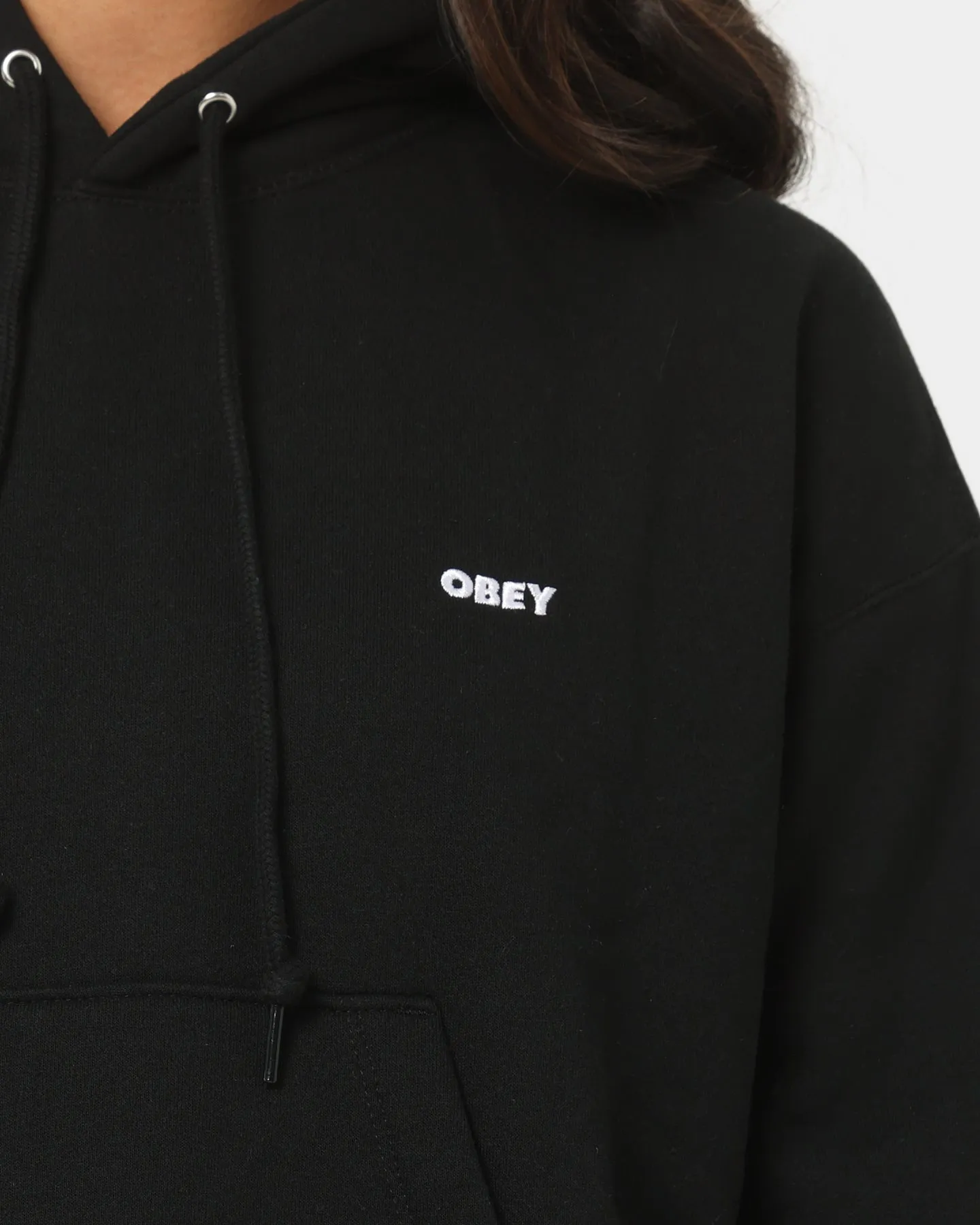 Obey Women's Bold Hoodie Black