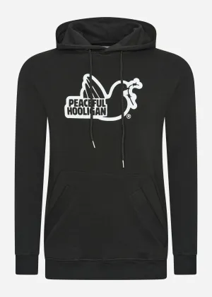 Outline hoodie - black