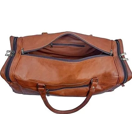 Overnight Leather Duffle Bag