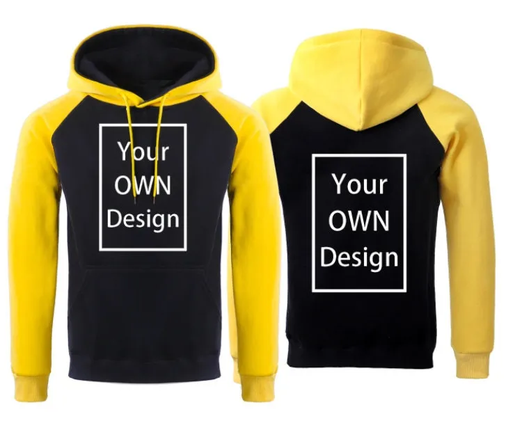 Personalized Custom Hooded Sweatshirt, Custom Hoodie for Men and Women, Custom Photo or Text Hoodie, Hoodie with Custom Text and Picture