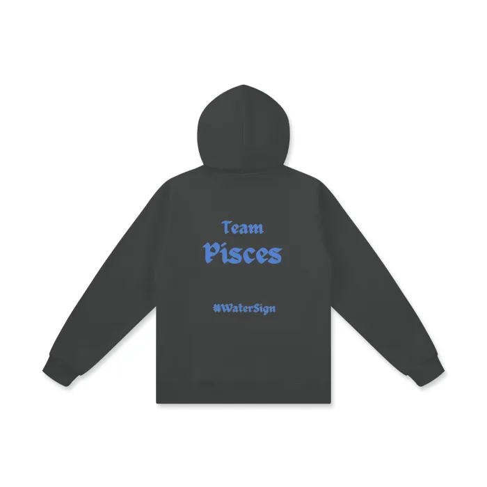 Pisces Men's Cotton Zip Hoodie