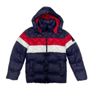 Point Zero Bubble Jacket (Navy/Red)