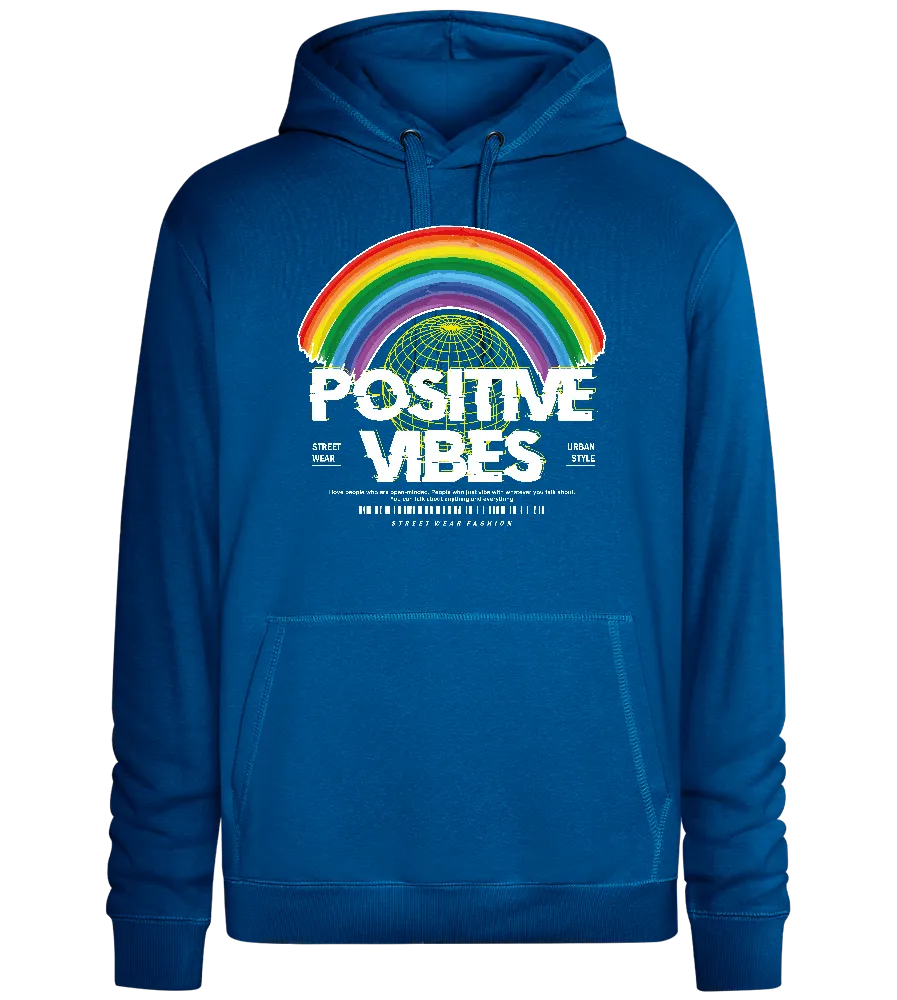 Positive Vibes Rainbow Design - Premium unisex hoodie