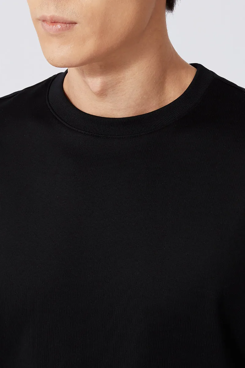 Regal Crew Neck T-Shirt | Black BKFD01