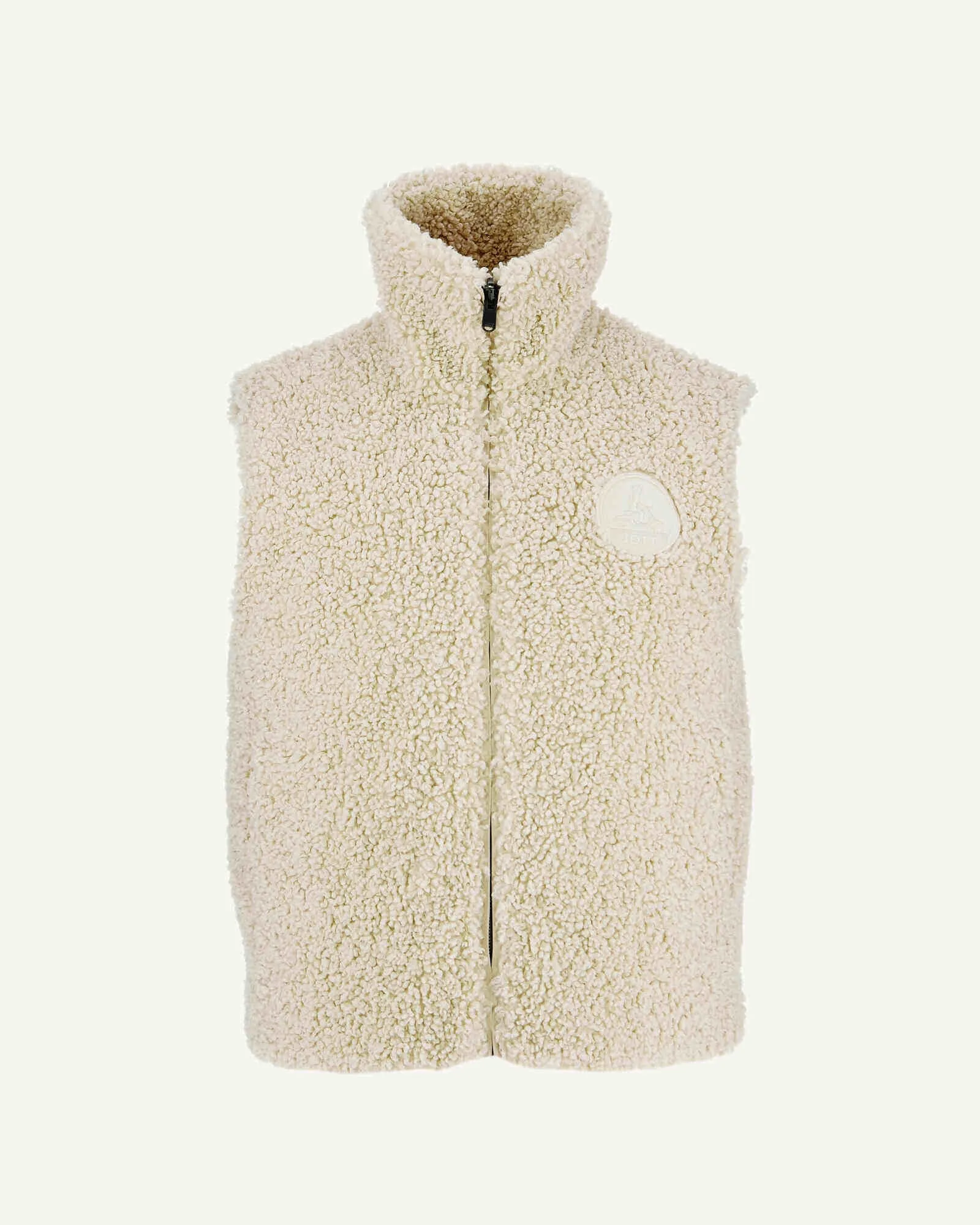 Reversible Sleeveless Coat Great Cold Natural Daria