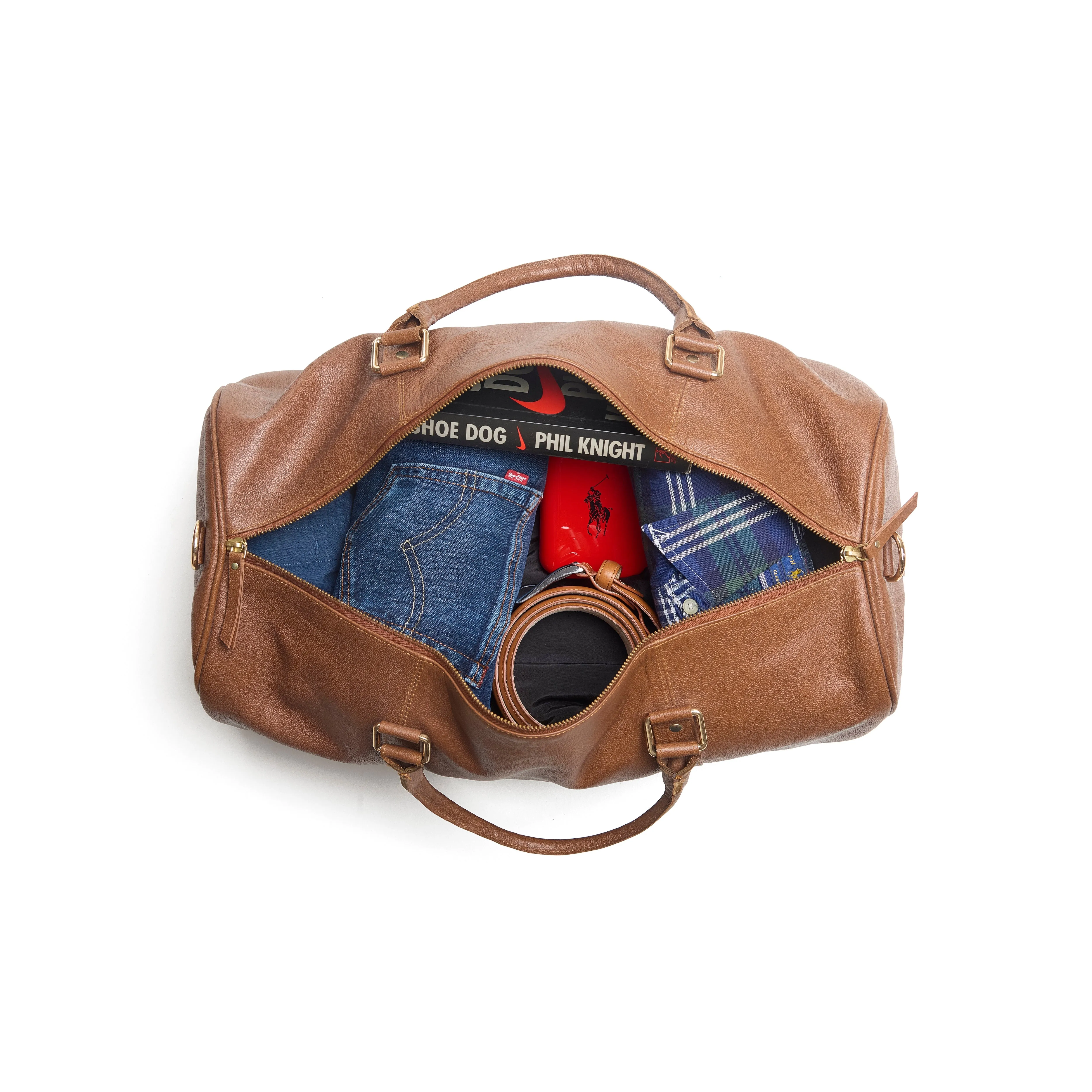 Satchel Leather Duffel Bag