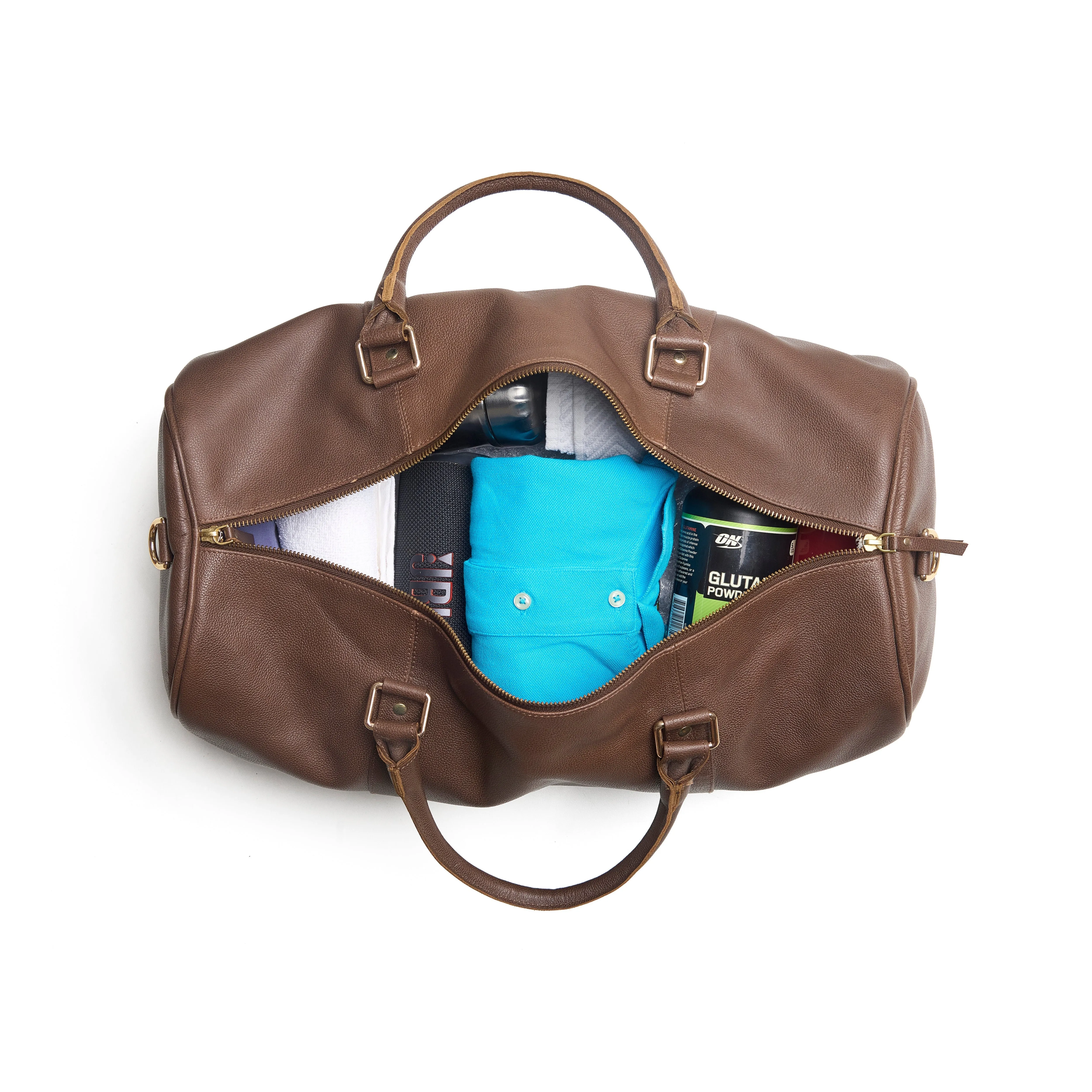 Satchel Leather Duffel Bag