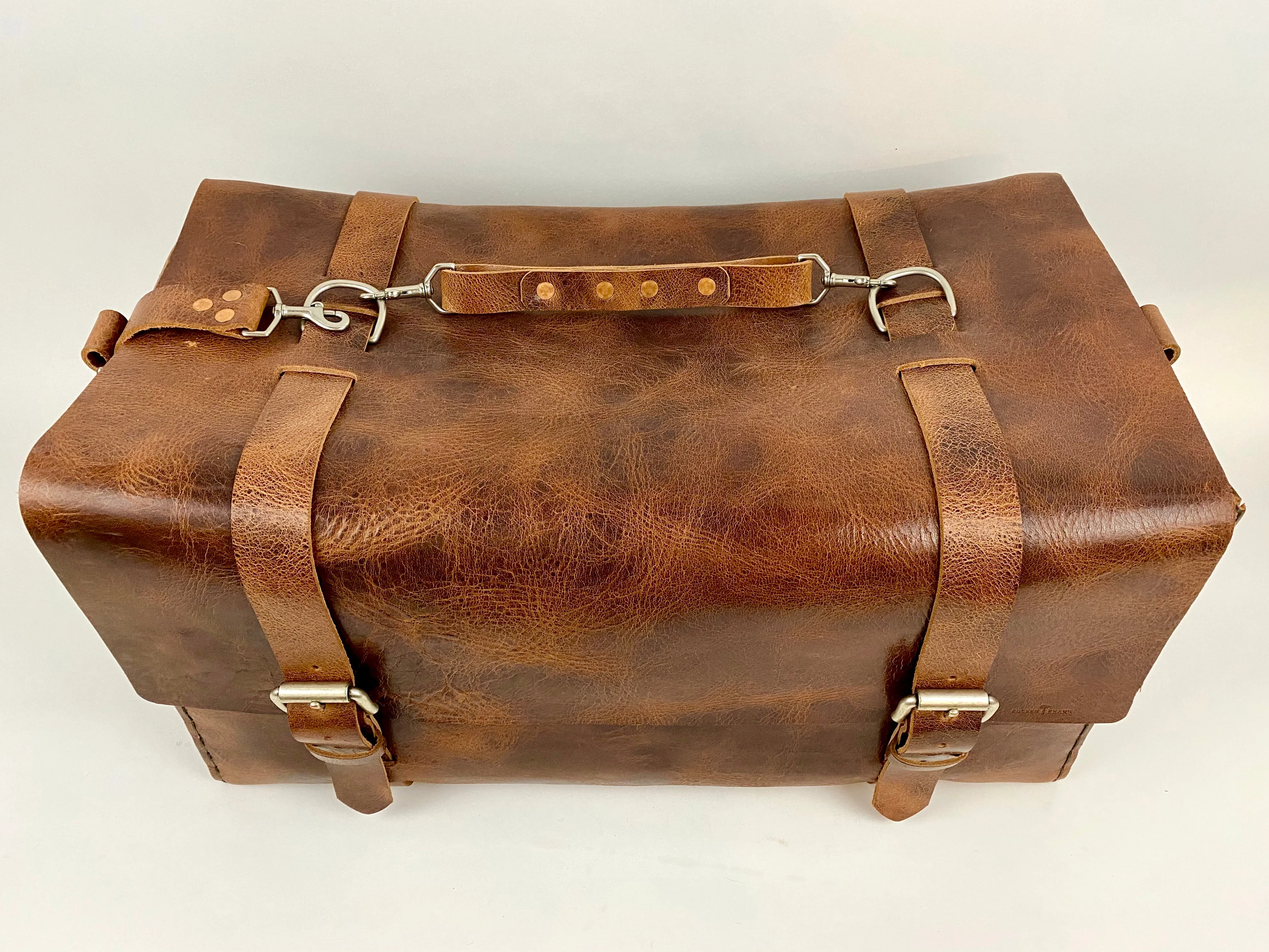 Seasoned No. 613 - Large Duffle in Glazed Tan