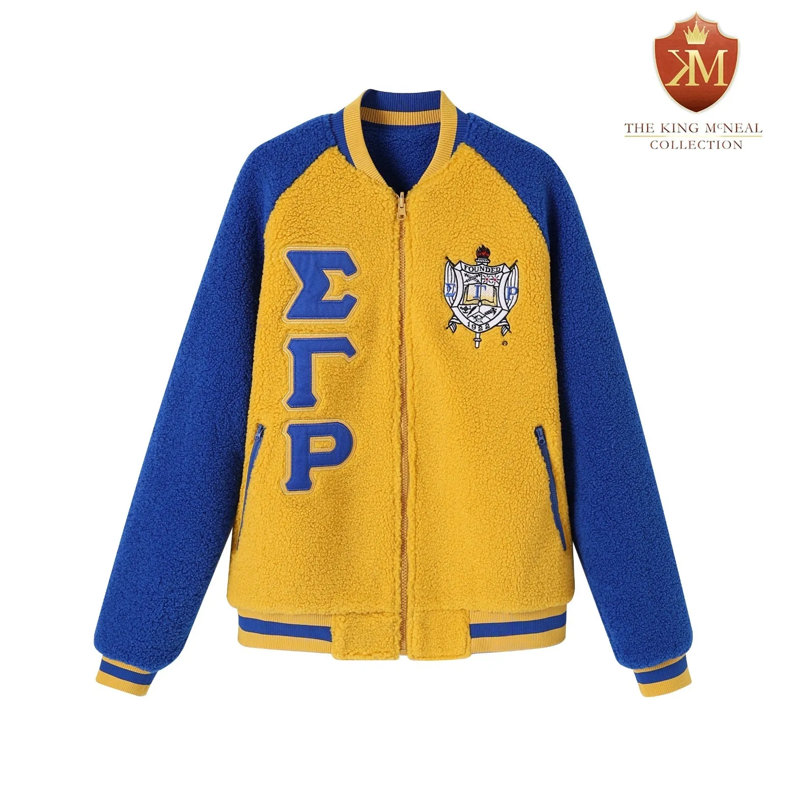 SGRho Reversible Sherpa Bomber Jacket