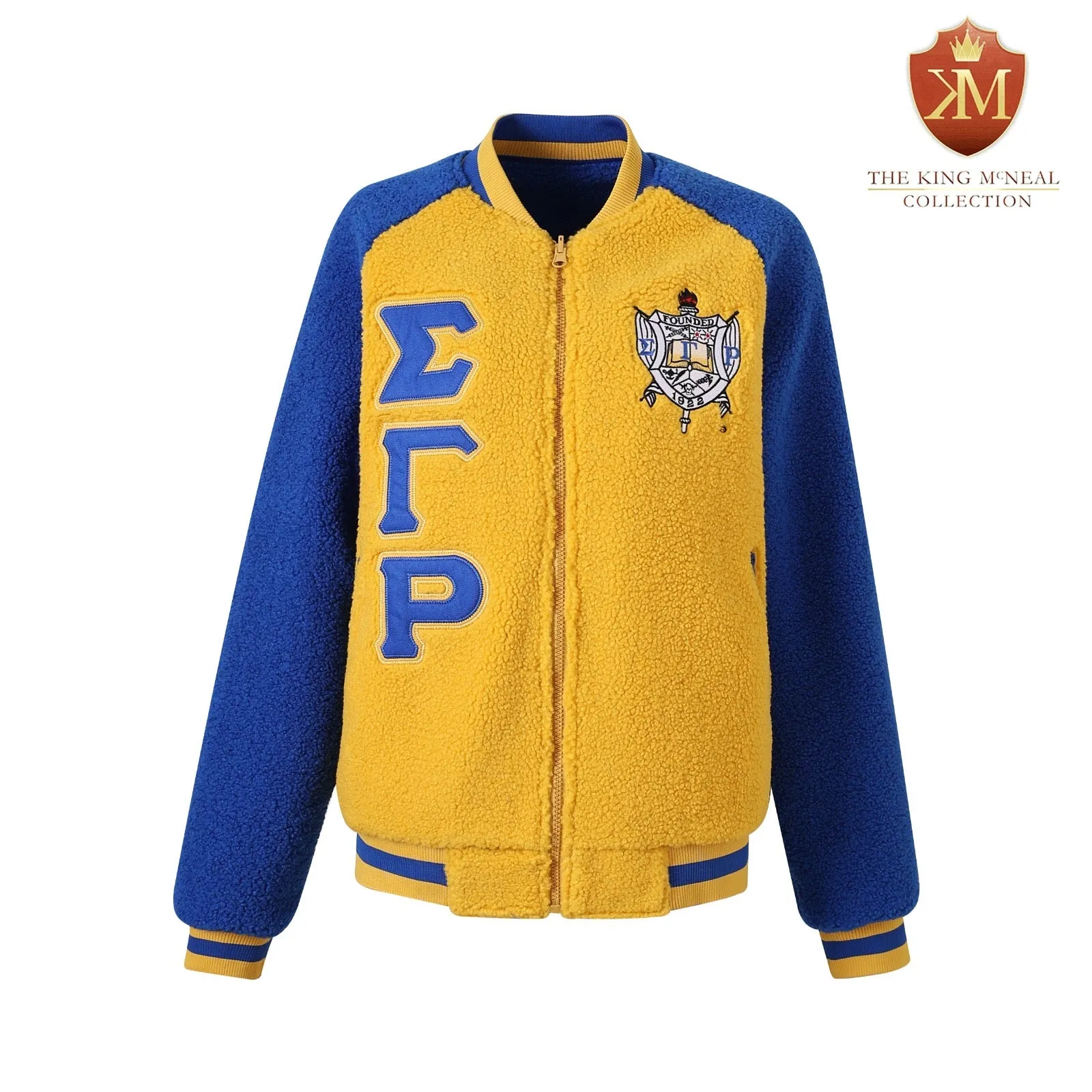 SGRho Reversible Sherpa Bomber Jacket