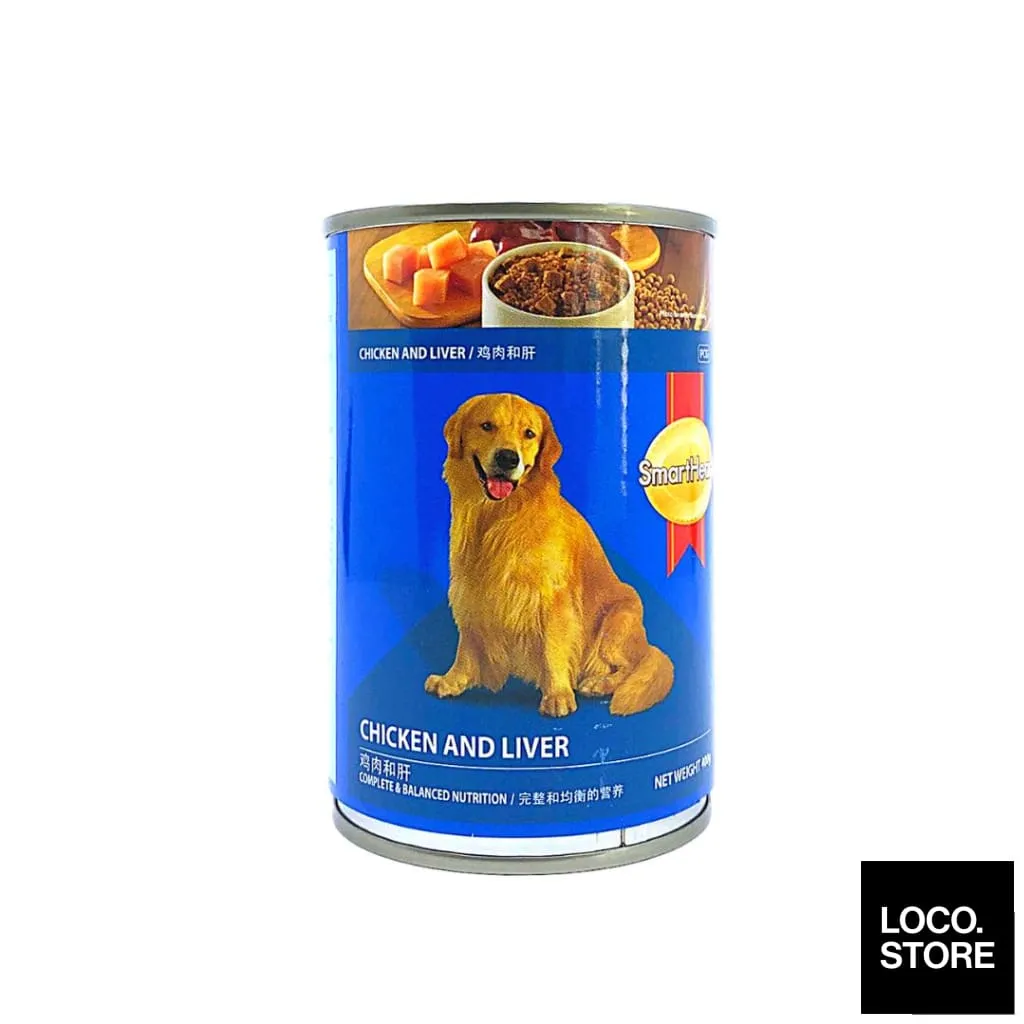 Smart Heart Dog Can Chicken & Liver 400g