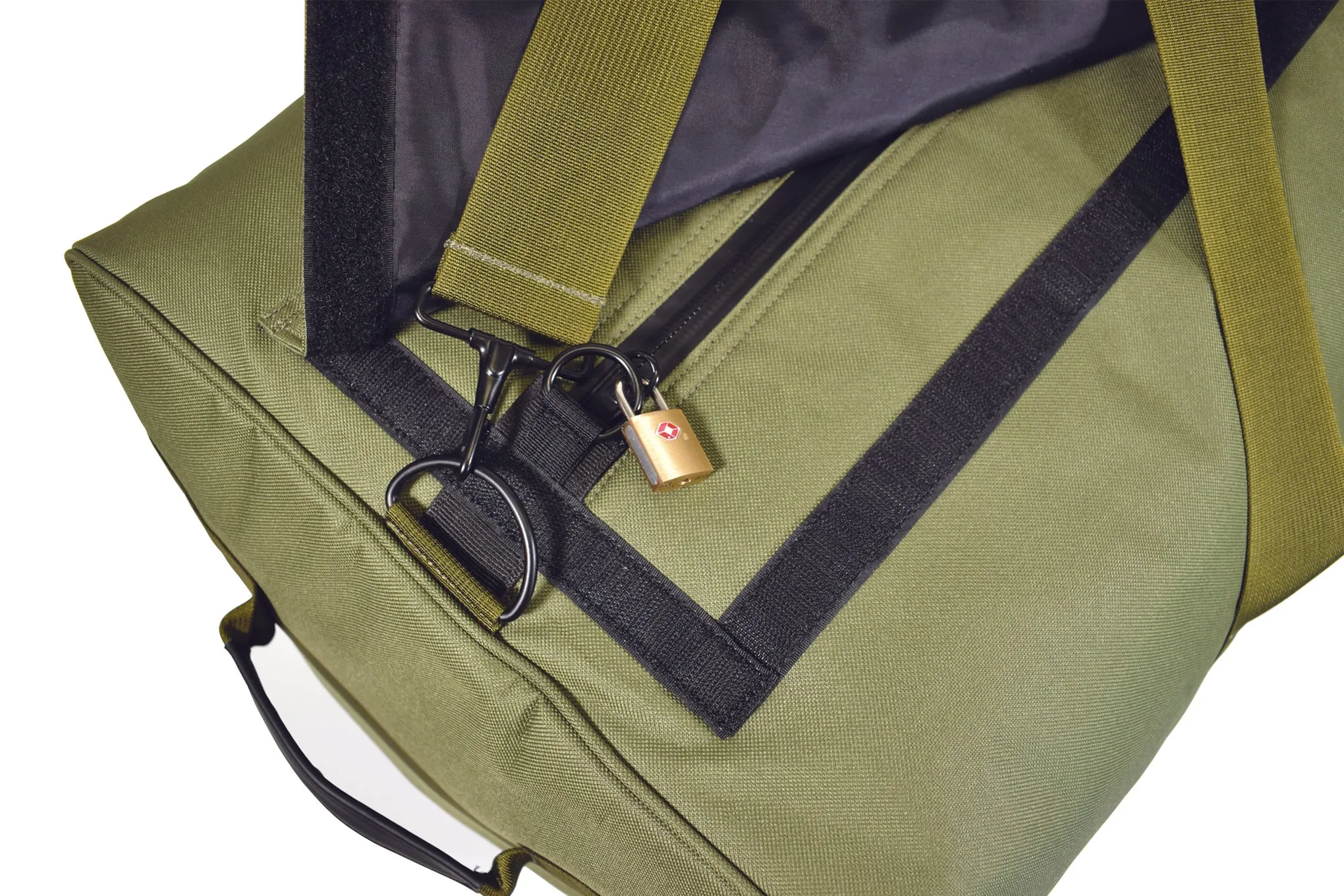 SMELL PROOF DUFFLE BAG "THE MAGNUM" - OD GREEN