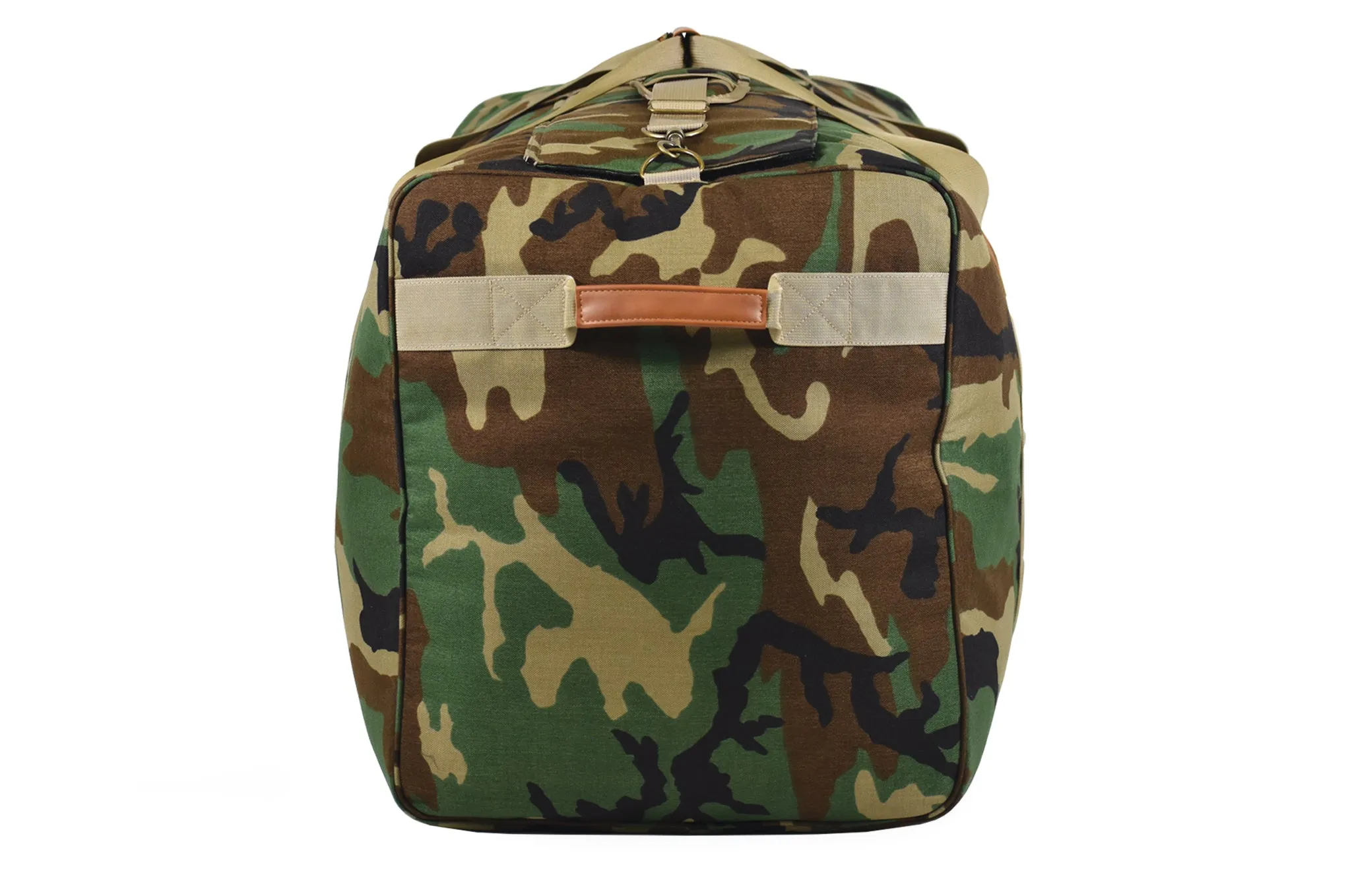 SMELL PROOF DUFFLE BAG "THE MAGNUM" - WOODLAND CAMO