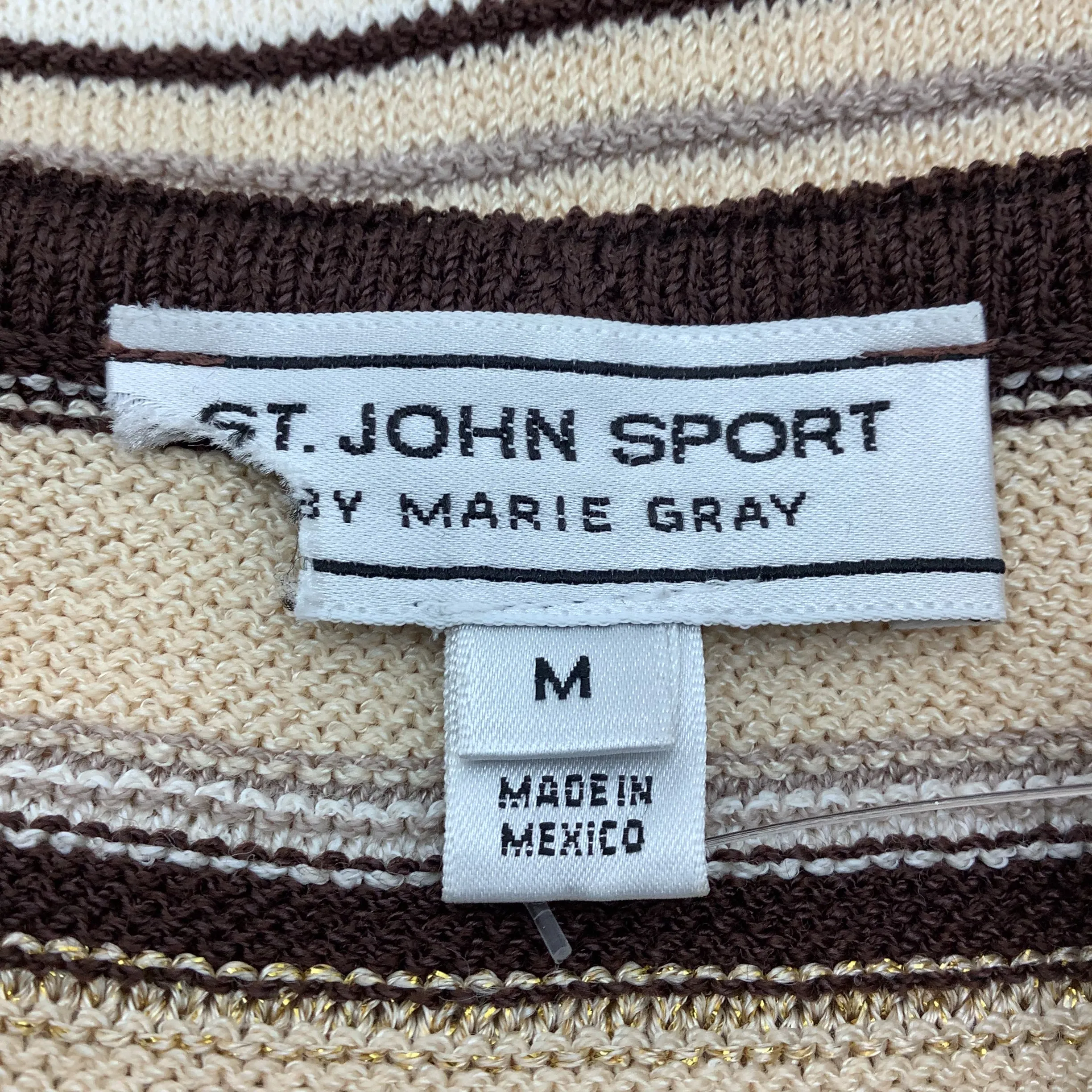 St. John Women's Jacket Striped Size: M