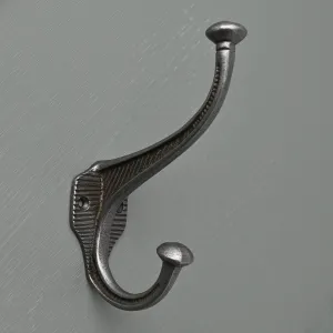 Stripe Cast Iron Hat & Coat Hook