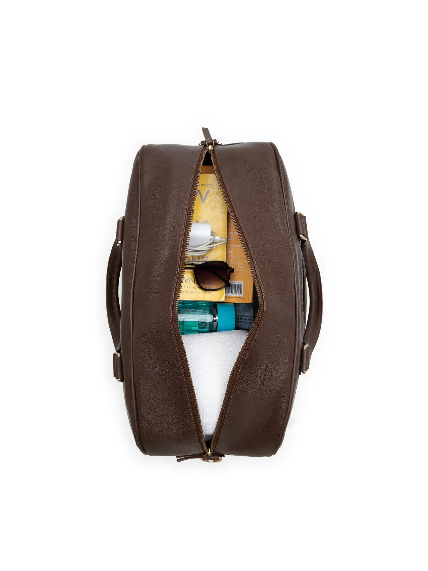 Teagan Leather Travel Duffel Bag