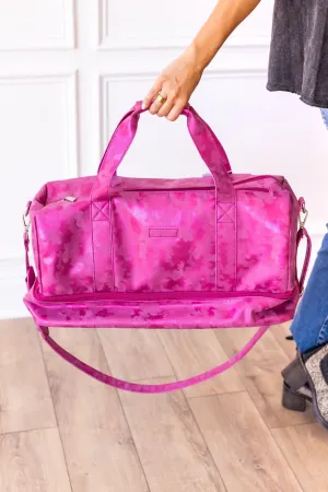 The Ashley Hot Pink Duffel Bag