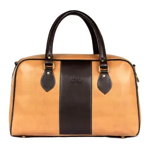 The Clownfish Ambiance Series Duffle Bag - Stylish & Practical | Removable Strap | 1102cm | Beige