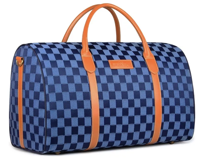 The Clownfish Fabric 56 cms Blue Travel Duffle (TCFDBTP-MI48LYBU17)