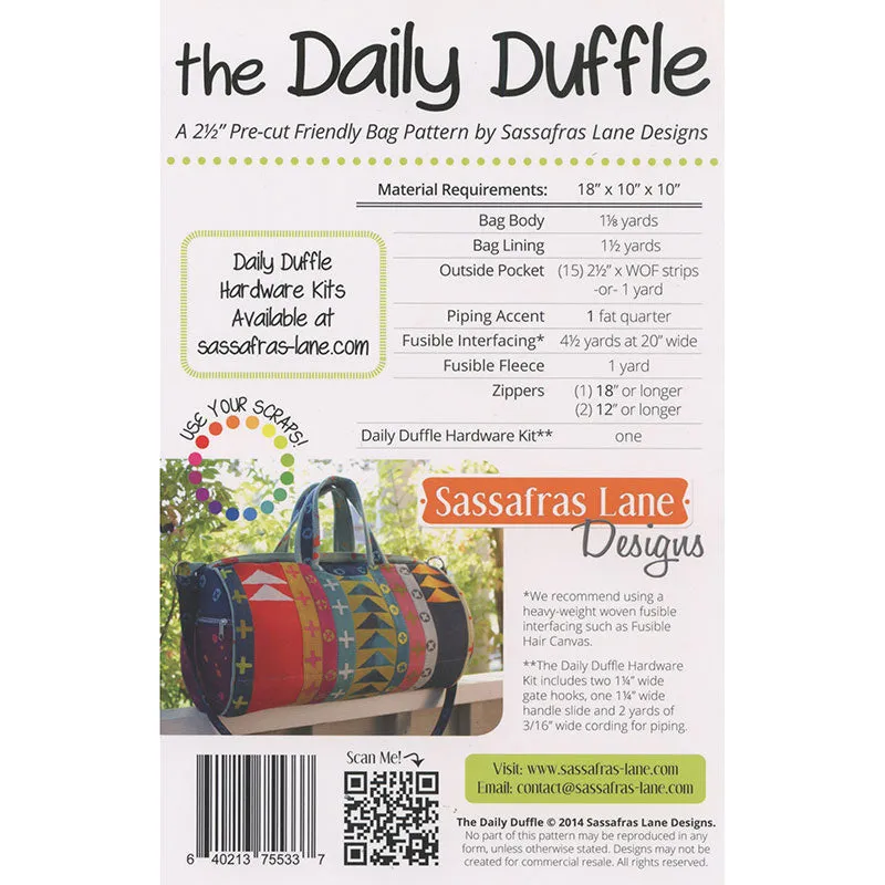 The Daily Duffle Pattern