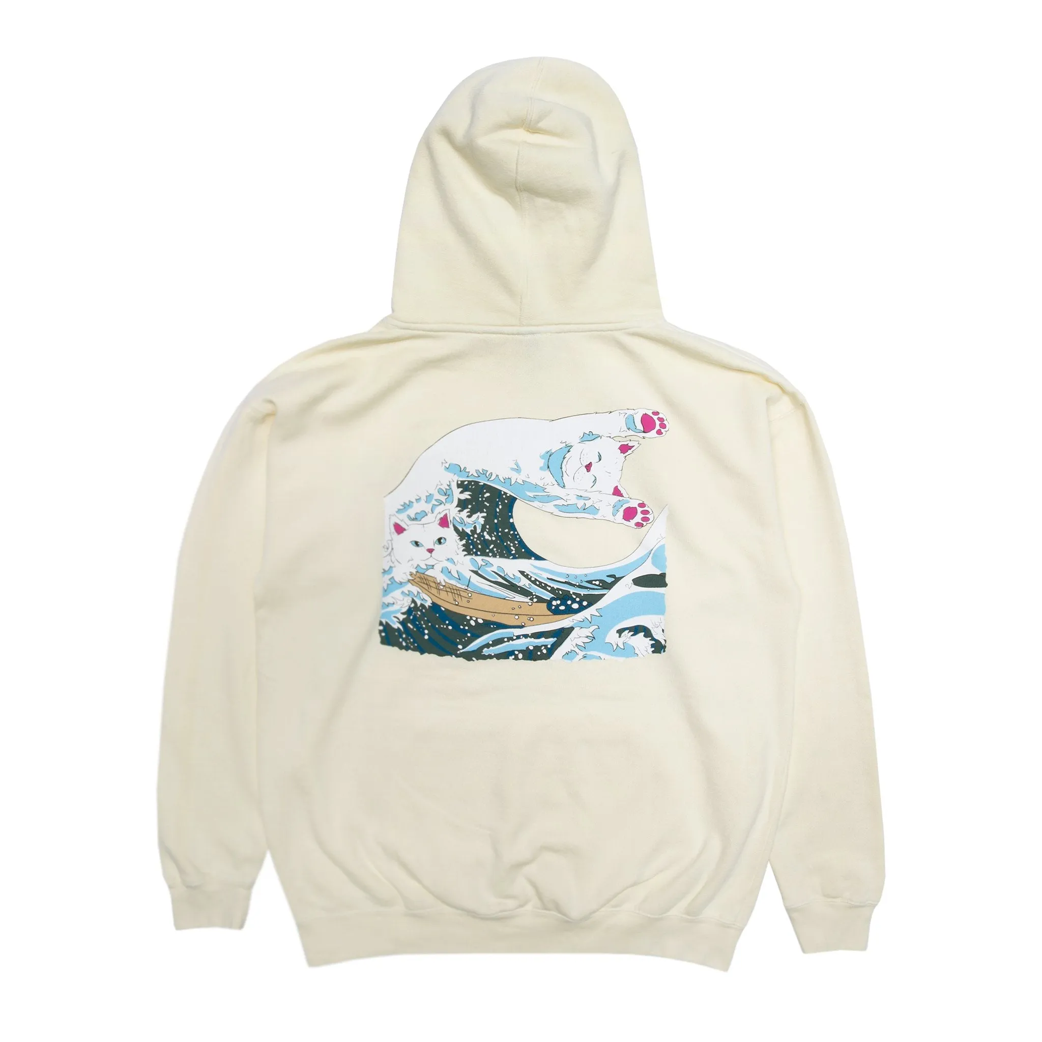 The Great Wave Of Nerm Hoodie (Cream)