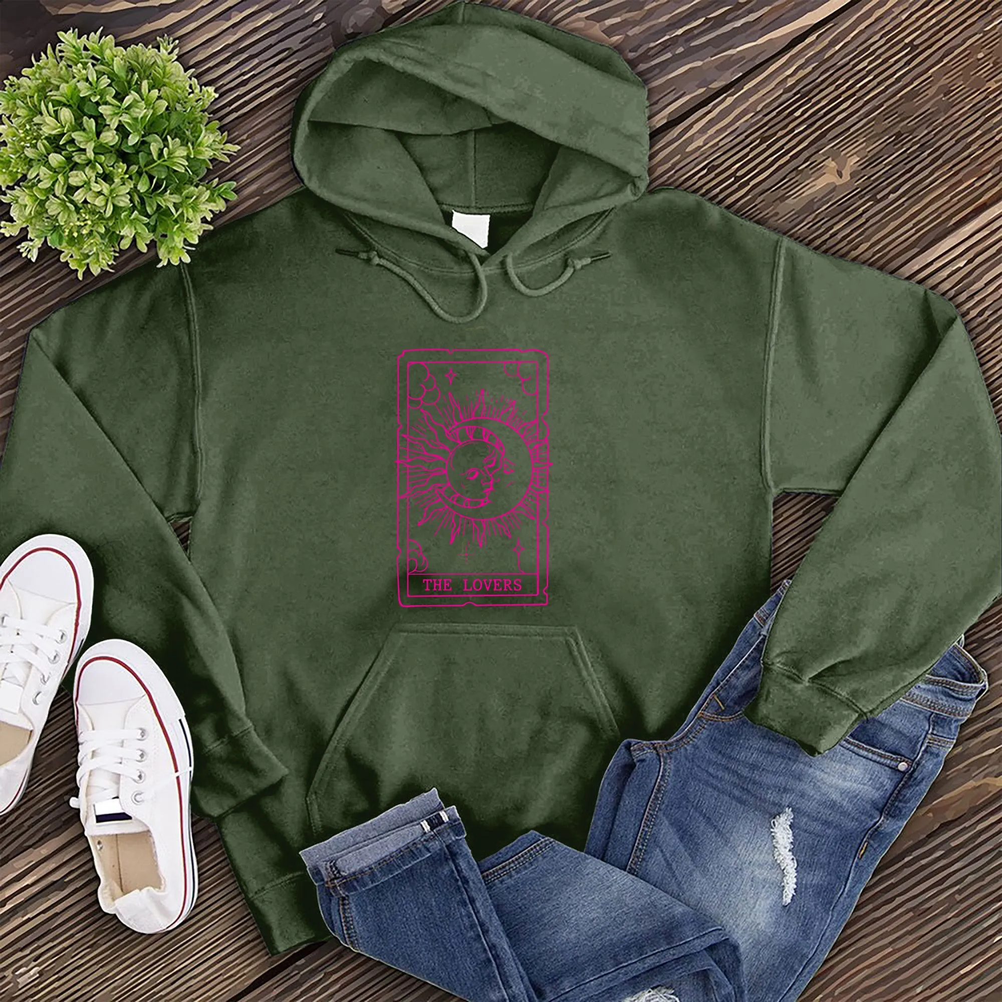 The Lovers Tarot Card Hoodie