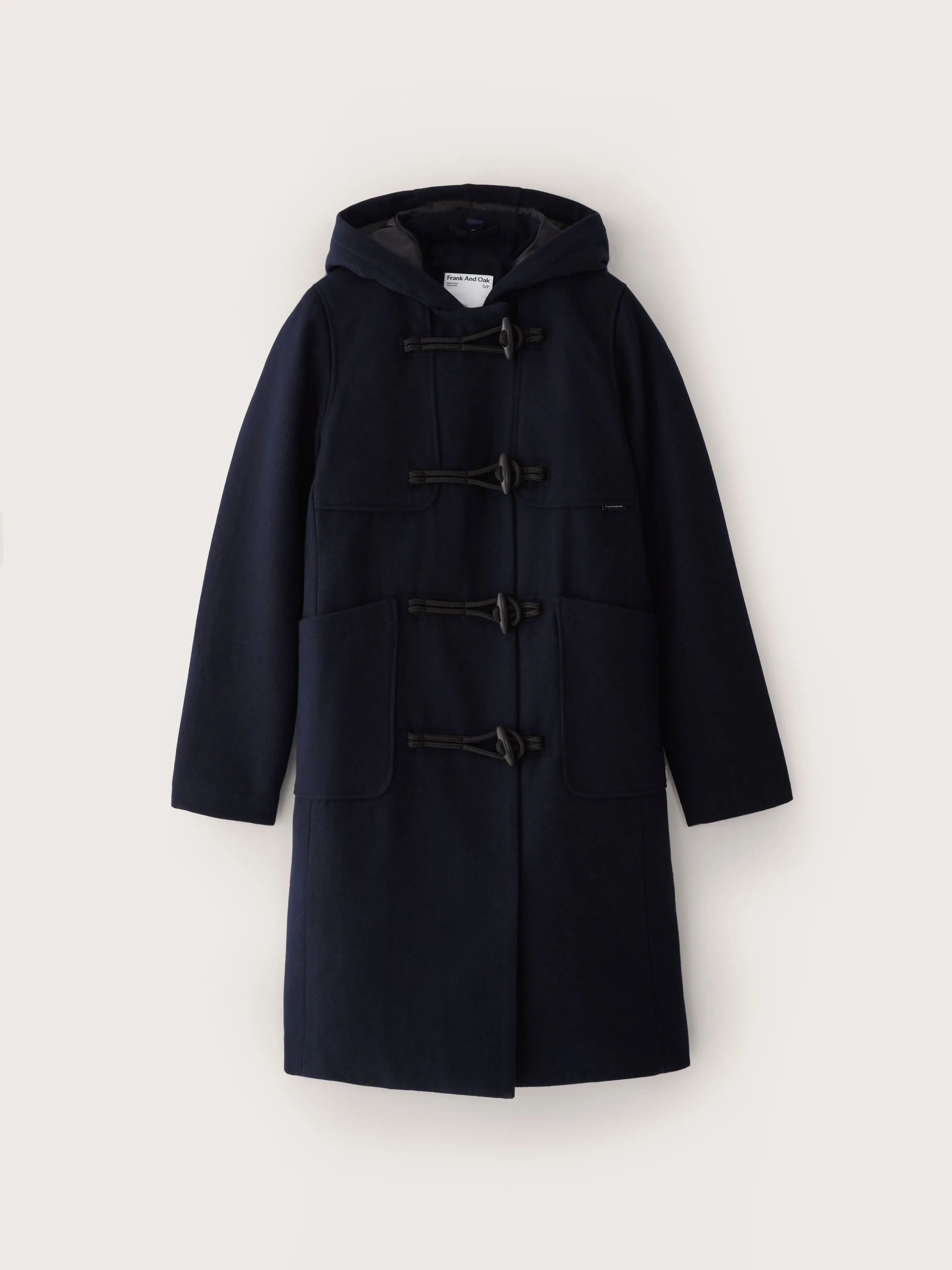 The Maybelle Duffle Coat in Deep Blue