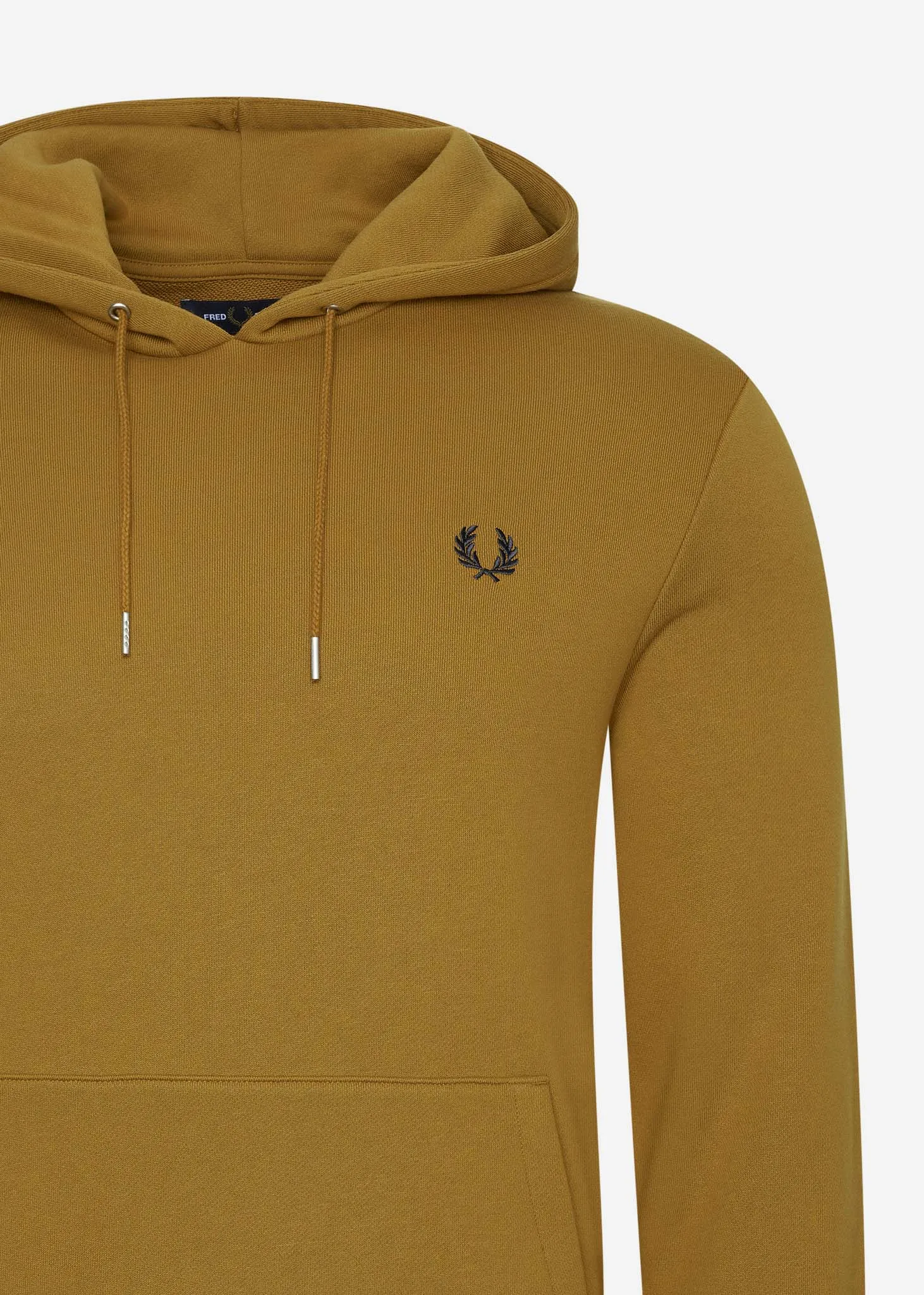 Tipped hooded sweatshirt - dark caramel