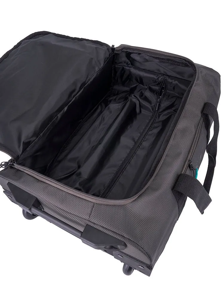 Voyager Trek 2-Wheel Carry-On Trolley Duffel | Granite