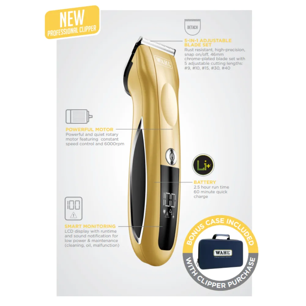 Wahl Harmony 5 in 1 Cordless Clipper and Trimmer with Starter Kit