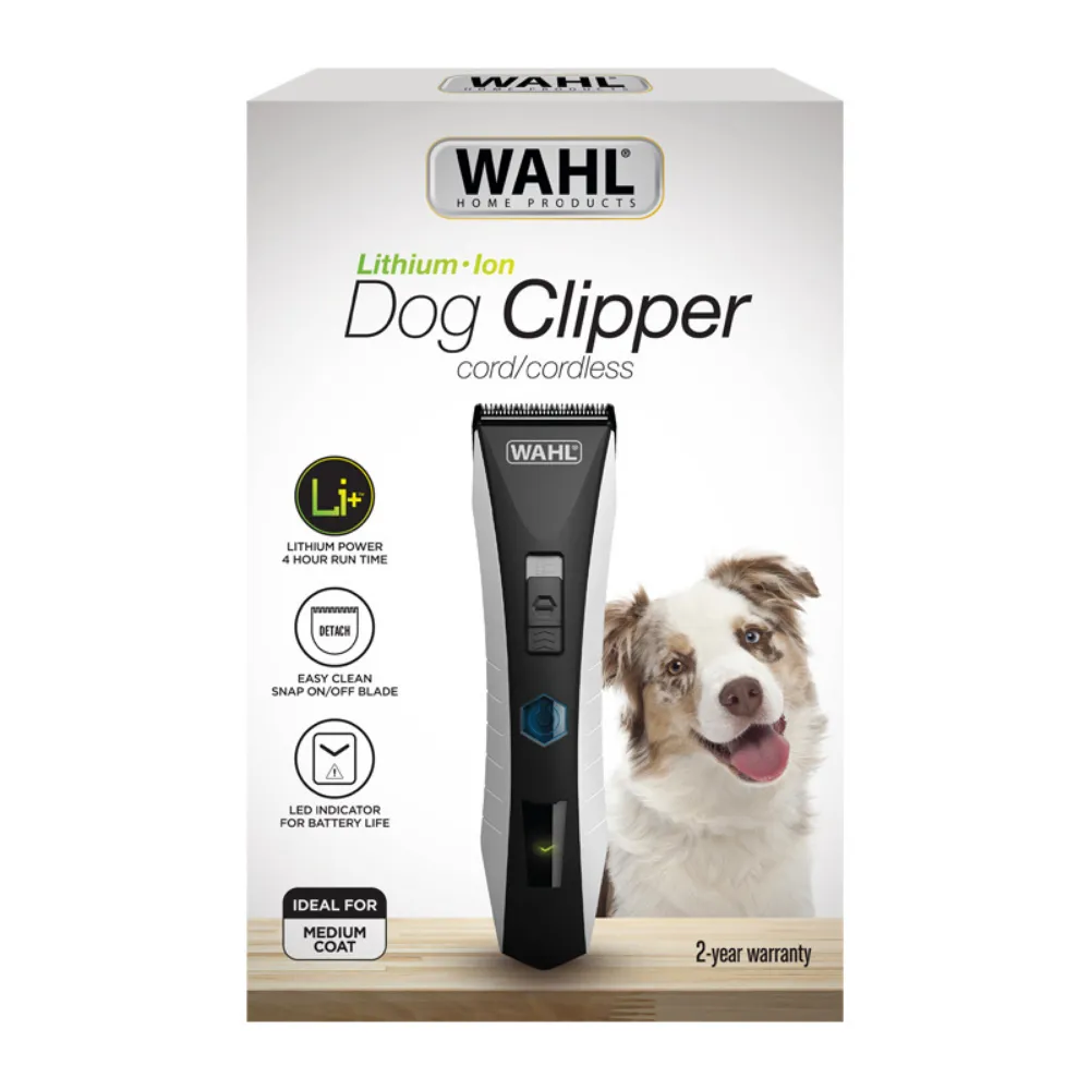 Wahl Lithium-Ion Cordless Clipper and Trimmer with Starter Kit