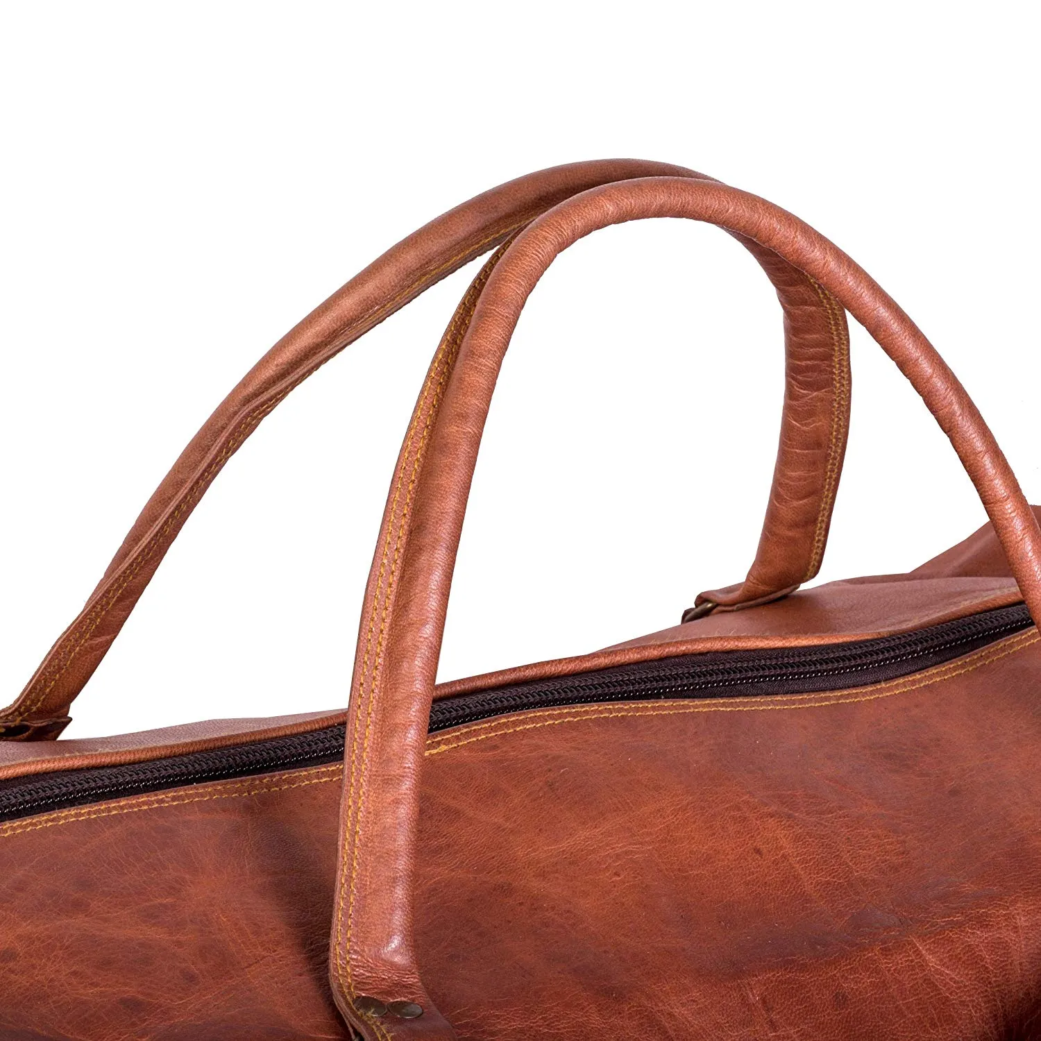 Weekend Vibes Leather Duffel