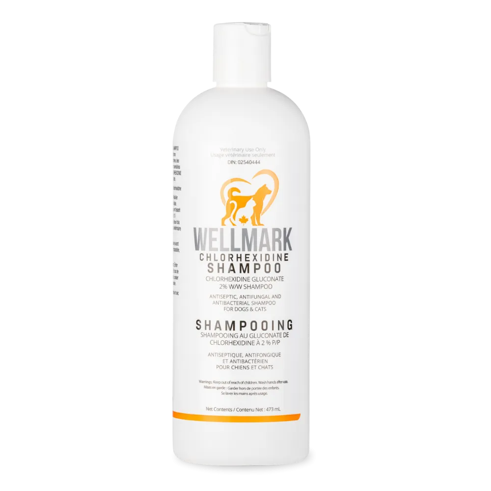 Wellmark Chlorhexidine Shampoo for Dogs & Cats - 473ml