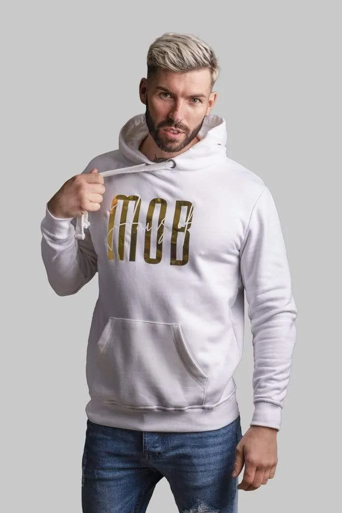 White MOB Hoodie