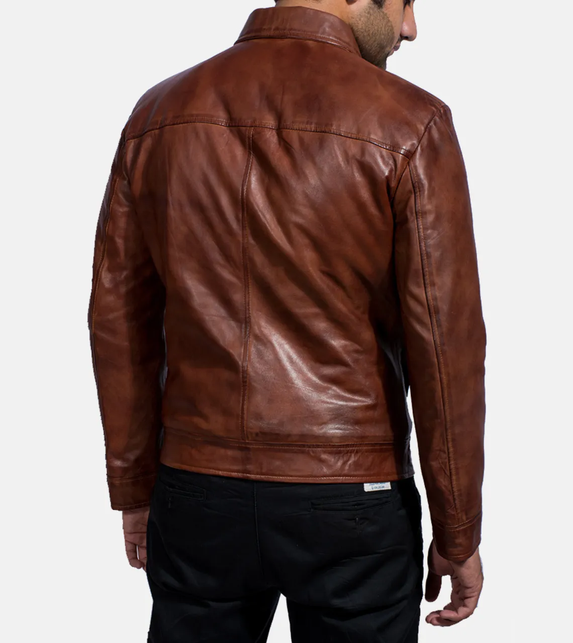 Wick Inspired Brown Men's Leather Jacket