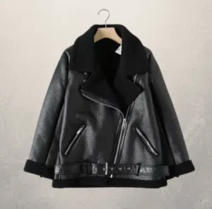 Women's leather jacket