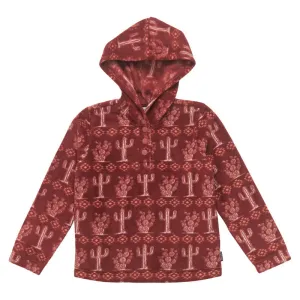 Wrangler Fleece Cacti Hood Long Sleeve