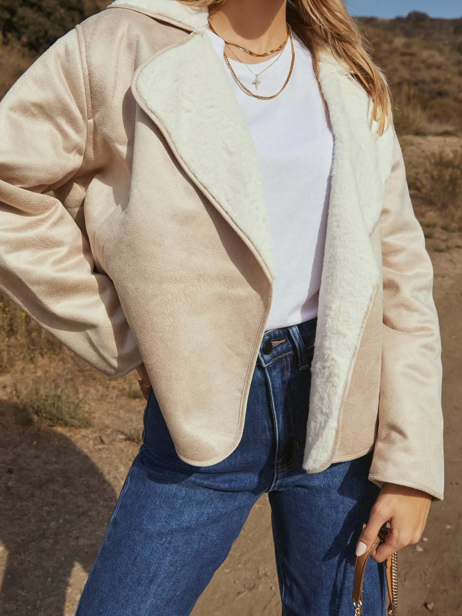 Yosemite Faux Suede Jacket